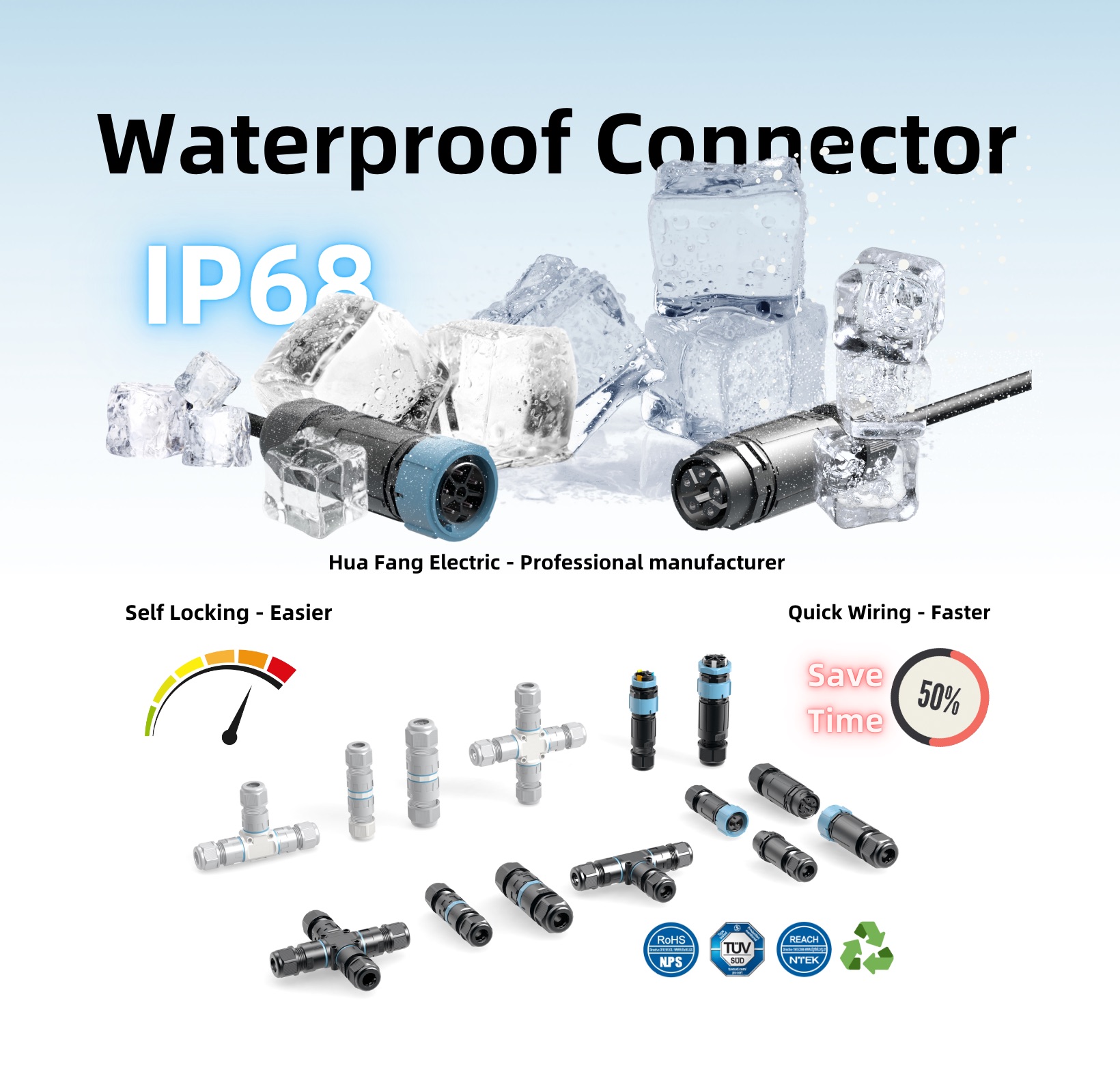 IP68 outdoor protection